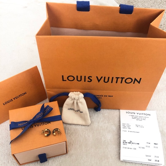 Louis Vuitton Jewelry - LOUIS VUITTON earrings authentic with receipt